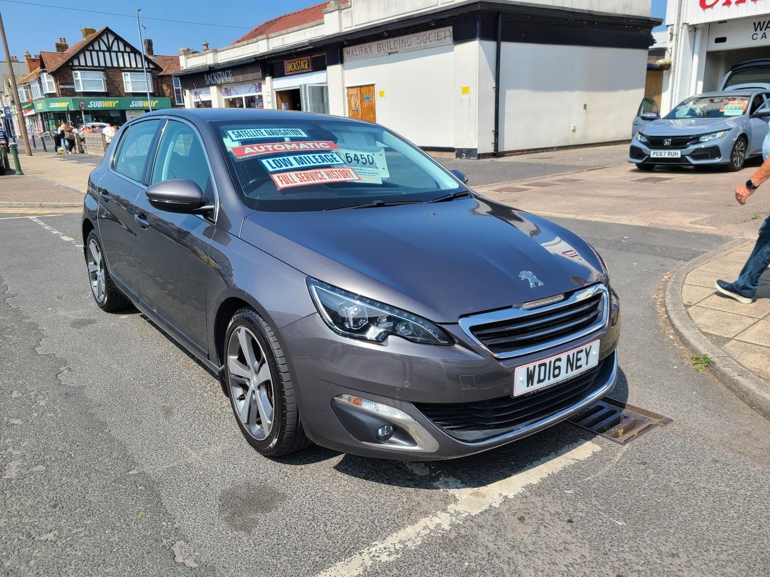 PEUGEOT 308 1.2 PURETECH 130 ALLURE AUTOMATIC 5 DOOR PETROL 57,000 MILES AUTOMATIC ONLY...