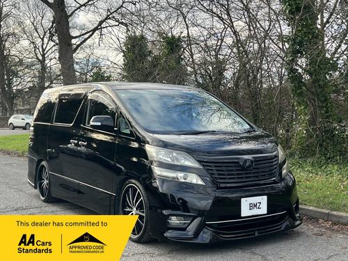 2008 TOYOTA VELLFIRE 2.4 EDITION Z AUTO 5DR 7S SILK BLAZE MODIFIED 7,989 TOTAL PRICE... modified car for sale at a UK dealer