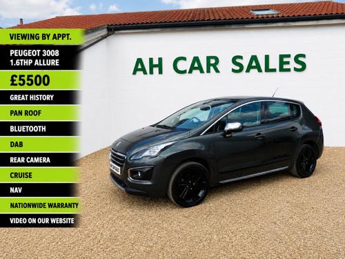 2015 PEUGEOT 3008 1.6 THP ALLURE 5DR PETROL 48,283 MILES MANUAL ONLY 5,500 VIEW DETAILS... photo