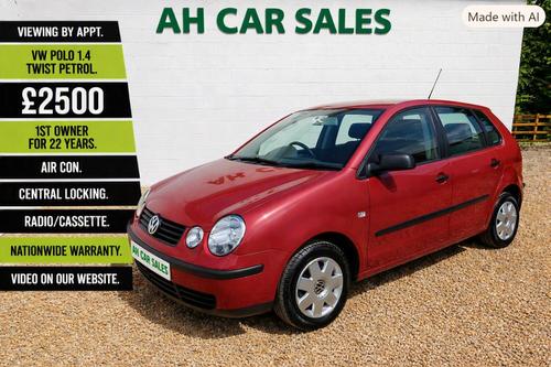 2003 VOLKSWAGEN POLO 1.4 TWIST 5DR PETROL 40,965 MILES MANUAL ONLY 2,500 VIEW DETAILS... photo