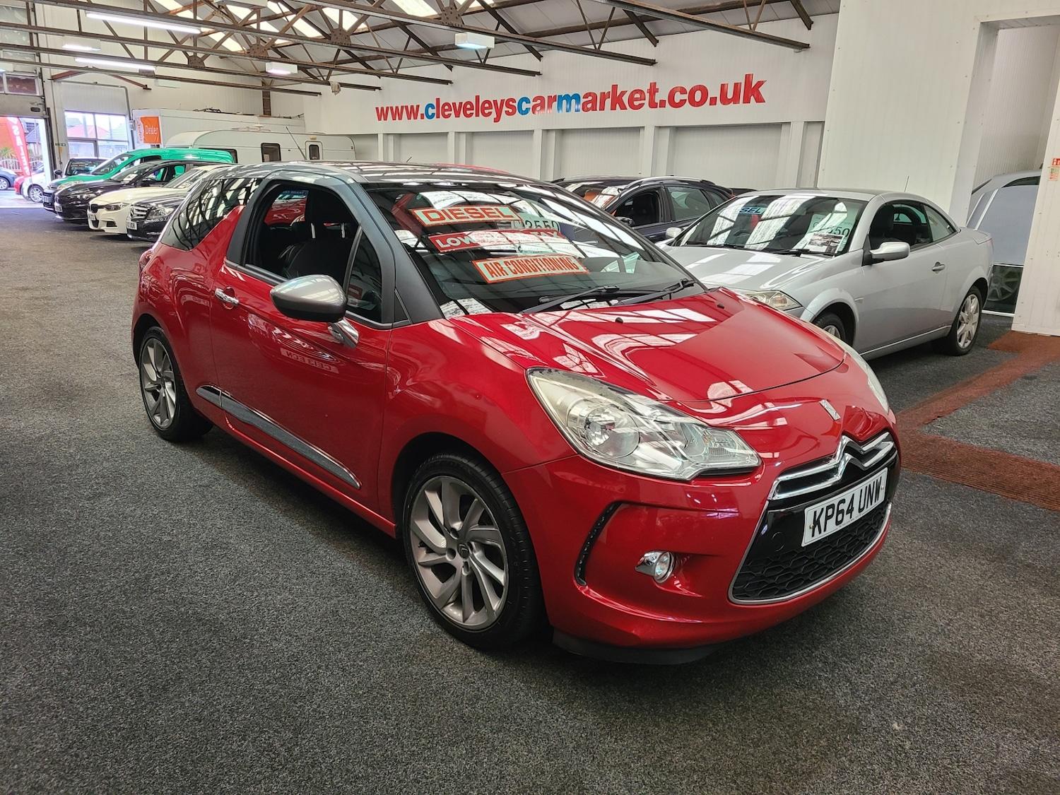 CITROEN DS3 1.6 E HDI DIESEL AIRDREAM DSTYLE PLUS 3 DOOR DIESEL 122,000 MILES...