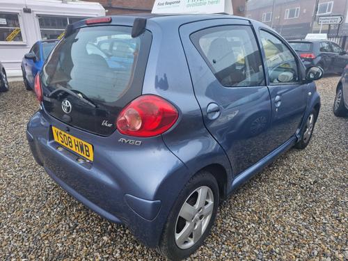 2008 TOYOTA AYGO 1.0 VVT I BLUE 5DR PETROL 57,000 MILES MANUAL ONLY 1,999 VIEW... photo