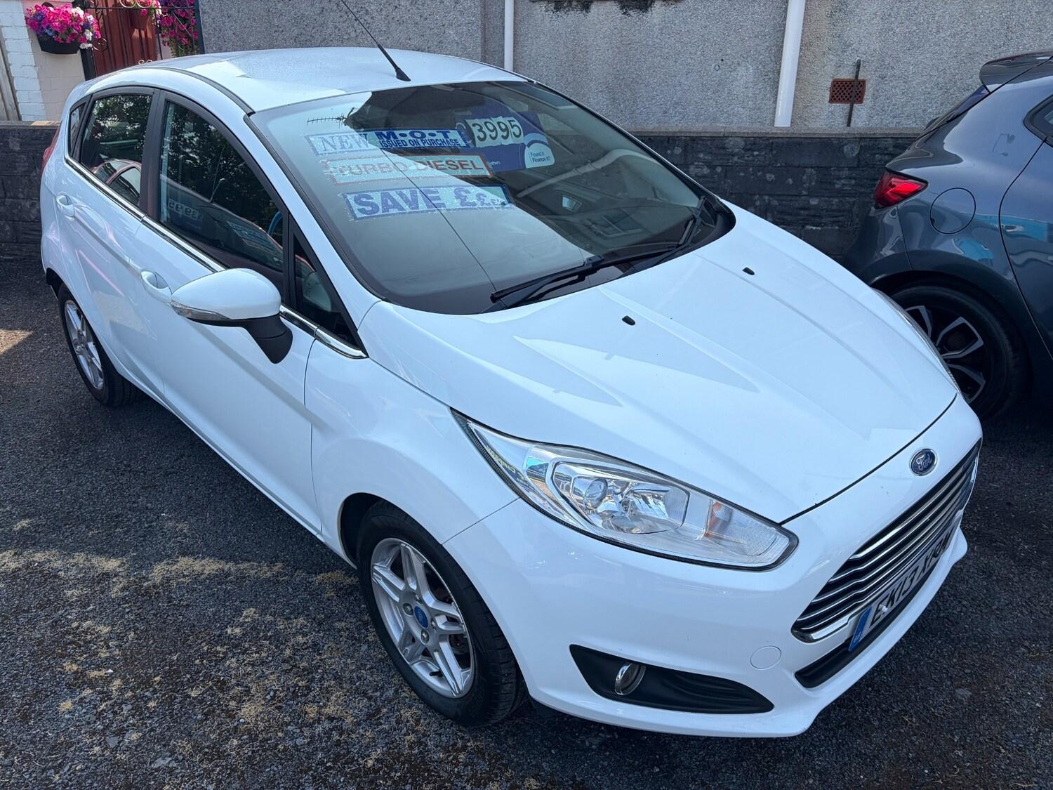 FORD FIESTA 1.5 TDCI ZETEC 5DR DIESEL 93,000 MILES MANUAL ONLY 3,995 FROM 88.12...