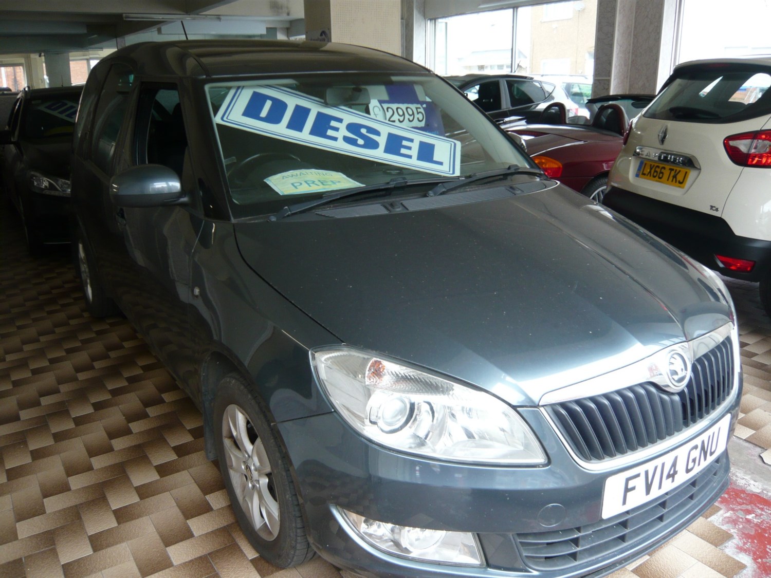 SKODA ROOMSTER 1.6 TDI CR 105 SE 5DR DIESEL 131,646 MILES MANUAL ONLY 2,995...