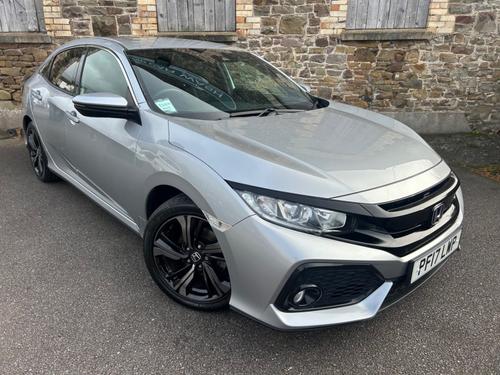 2017 HONDA CIVIC 1.0 VTEC TURBO SR 5DR PETROL 7,384 MILES MANUAL ONLY 12,295 FROM... photo