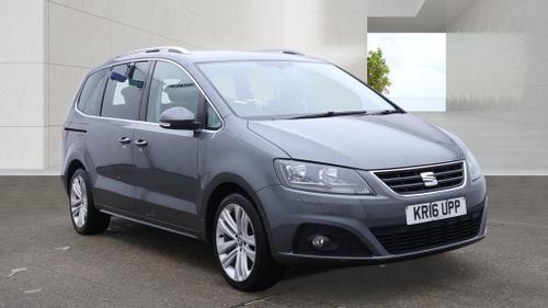 2016 SEAT ALHAMBRA 2.0 TDI CR SE LUX 184 5DR DSG PANROOF 11 SERVICES ULEZ... photo