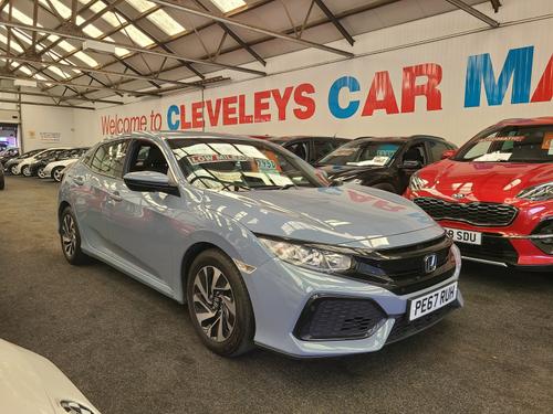 2017 HONDA CIVIC 1.0 VTEC TURBO SE 5 DOOR PETROL 64,000 MILES MANUAL ONLY 7,950... photo