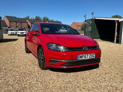 2017 VOLKSWAGEN GOLF 1.4 TSI SE NAV 5DR PETROL 56,000 MILES MANUAL ONLY 10,995 FROM... photo