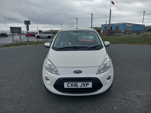2016 KA 1.2 ZETEC WHITE EDITION 3DR PETROL 28,928 MILES MANUAL ONLY 4,995 VIEW... photo