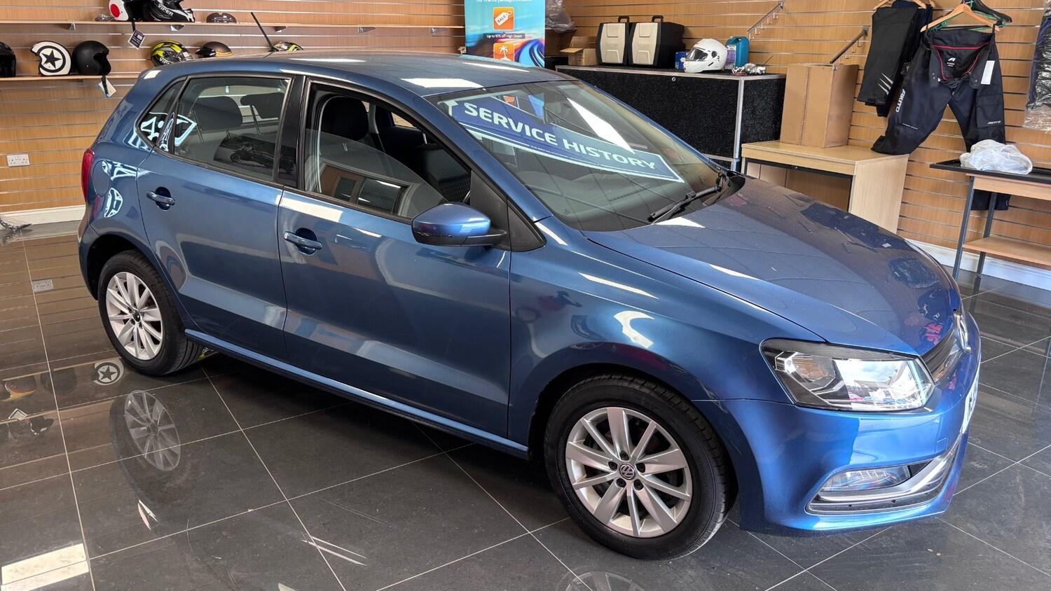 VOLKSWAGEN POLO 1.2 TSI SE 5DR 1 OWNER FSH X 10 STAMPS 2015 15...