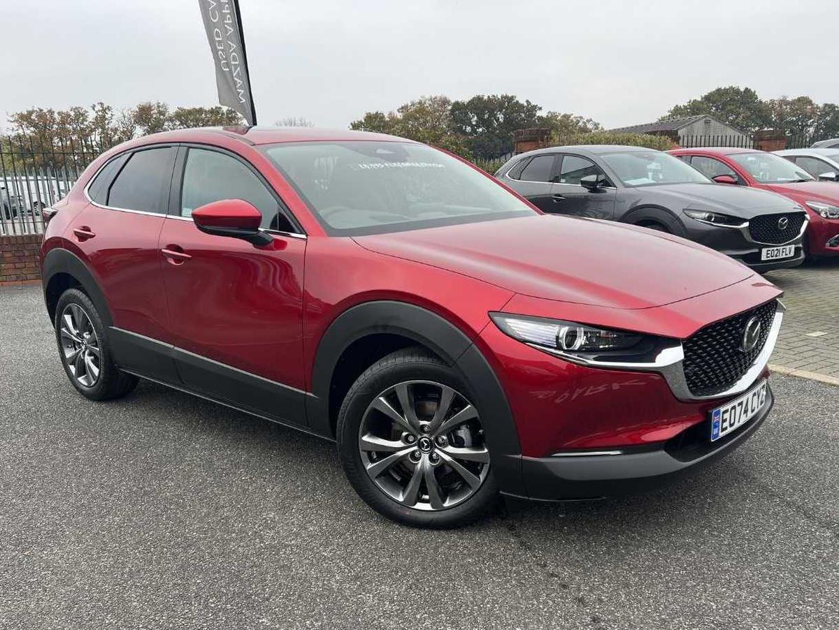 Crossover vehicle with safety systems