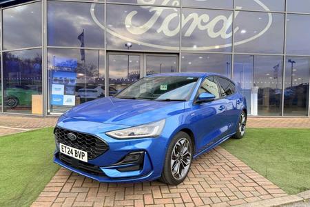 FORD FOCUS 1.0 ECOBOOST HYBRID MHEV ST LINE X 5DR MILEAGE 16,948 MILES FUEL...