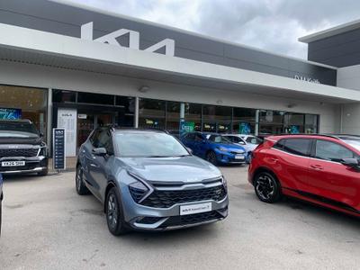 Used 2024 Kia Sportage 1.6 T-GDi ISG HEV GT-LINE S Lunar Silver With Black Roof at Kia Motors UK