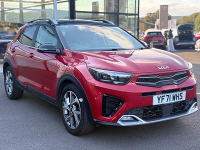 Used 2021 Kia Stonic 1.0 T-GDi ISG 48V GT-LINE S Blaze Red with Black Roof at Kia Motors UK
