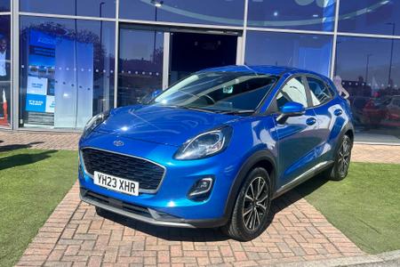 None FORD PUMA 1.0 ECOBOOST HYBRID MHEV TITANIUM 5DR MILEAGE 45,721 MILES FUEL TYPE PETROL... photo