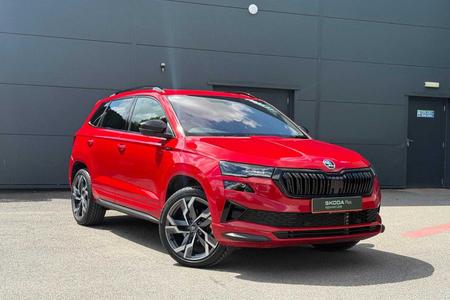 01904 SKODA KAROQ 2.0 TDI 150 SPORTLINE EDITION 4X4 5DR DSG MILEAGE 1,267 MILES FUEL... photo