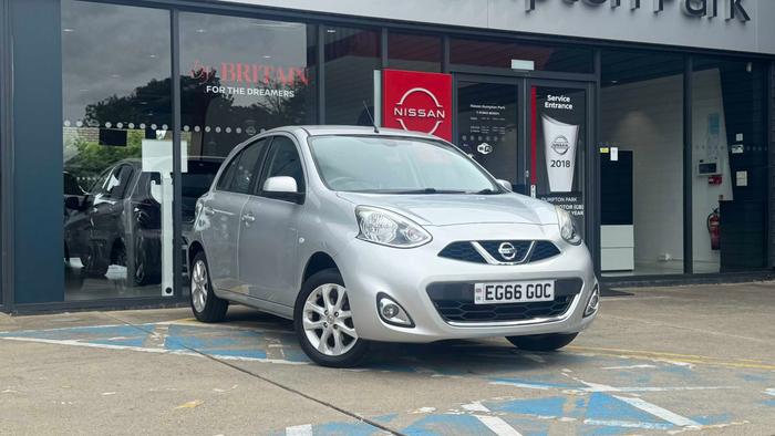 Used 2017 Nissan MICRA Acenta Silver at Dumpton Park Nissan