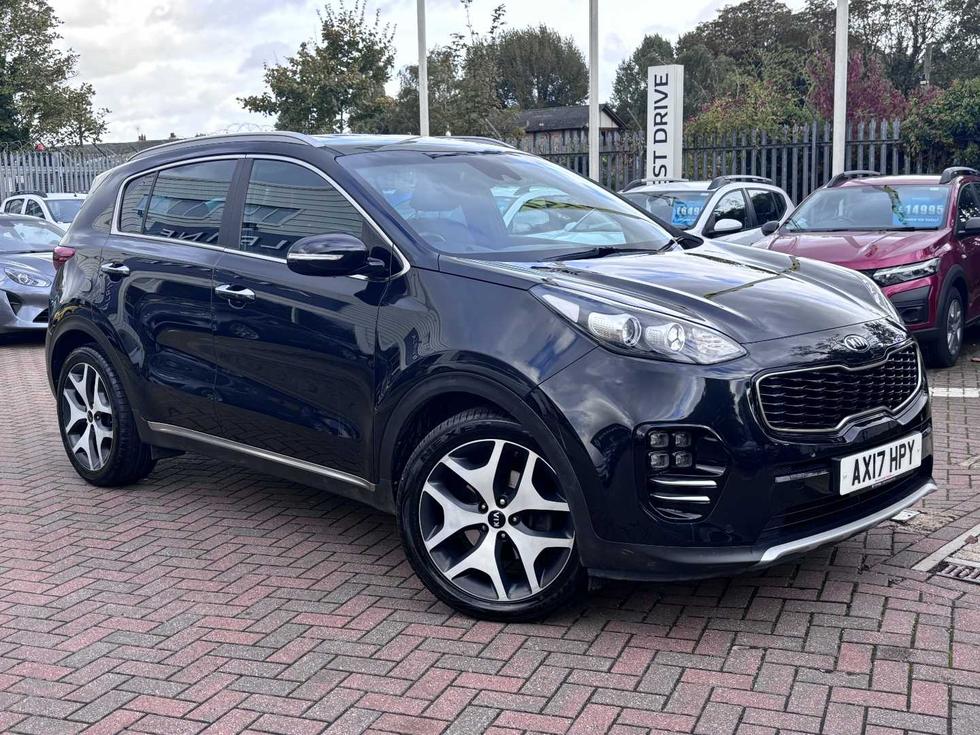 Used 2017 Kia Sportage Gtline Ed Crdi Isg Sa £15,495 47,513 miles Black ...