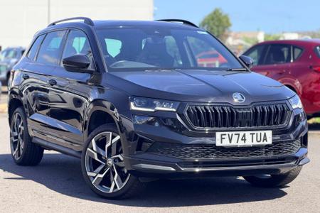 None SKODA KAROQ 1.5 TSI SPORTLINE 5DR DSG MILEAGE 14,764 MILES FUEL TYPE PETROL TRANSMISSION... photo