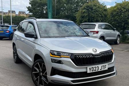 None SKODA KAROQ 1.5 TSI SPORTLINE 5DR DSG MILEAGE 19,650 MILES FUEL TYPE PETROL TRANSMISSION... photo