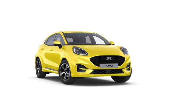 Used 2026 Ford PUMA 1.0L EcoBoost 125PS mHEV Electric Yellow at Dinnages