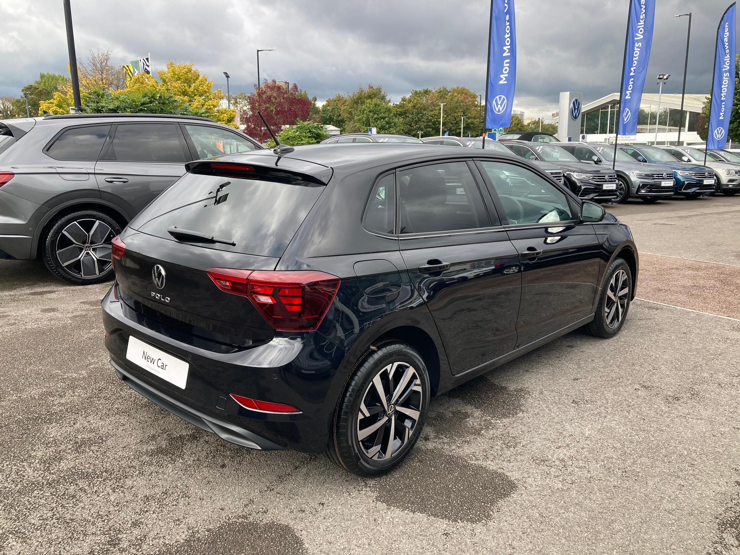 Used 2024 Volkswagen Polo Match 1.0 TSI 95PS 5 speed Manual 5 Door 22 250 miles Deep Black pearl Mon Motors