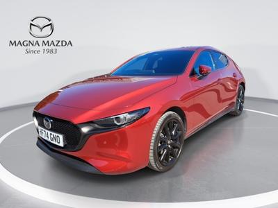Used 2024 Mazda Mazda3 2.0 e-SKYACTIV-X MHEV Exclusive-Line Hatchback 5dr Petrol Manual Euro 6 (s/s) (186 ps) at Magna Mazda