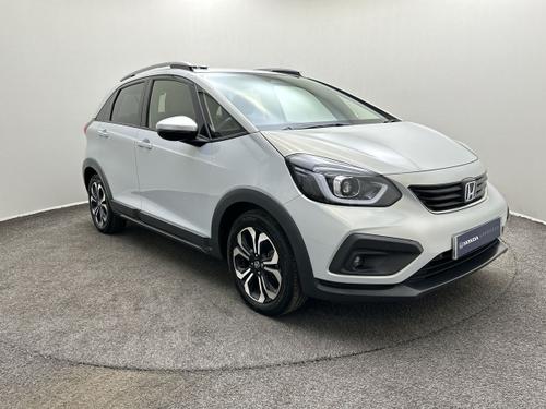Used 2021 Honda JAZZ 1.5 i-MMD Hybrid Crosstar EX 5dr eCVT Platinum White at Aylesbury Motor Group