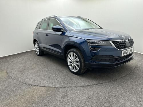 Used 2020 Skoda KAROQ 1.5 TSI SE L 5dr DSG Petrol Blue Metallic at Aylesbury Motor Group