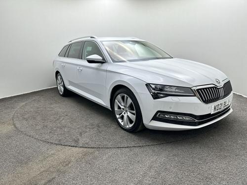 Used 2021 Skoda SUPERB 2.0 TDI CR SE L 5dr DSG Moon White Pearl at Aylesbury Motor Group