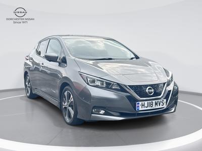 Used 2018 Nissan Leaf 40kWh Tekna Hatchback 5dr Electric Auto (150 ps) at Dorchester Nissan