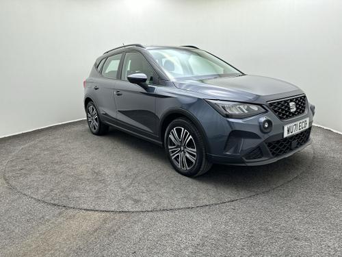 Used 2021 SEAT ARONA 1.0 TSI 110 SE Technology 5dr DSG Magnetic Grey with Black Roof at Aylesbury Motor Group