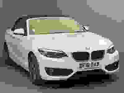 Used 2018 BMW 2 SERIES 218d 2.0 150 BHp SPORT NAV (nq) White at Eddie Wright Car Supermarket