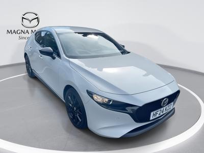 Used 2024 Mazda Mazda3 2.0 e-SKYACTIV-G MHEV Homura Hatchback 5dr Petrol Manual Euro 6 (s/s) (122 ps) at Magna Mazda