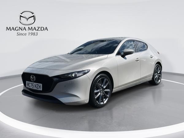 Used 2026 Mazda Mazda3 2.5 e-SKYACTIV-G MHEV Exclusive-Line Auto Euro 6 (s/s) 5dr at Poole Subaru