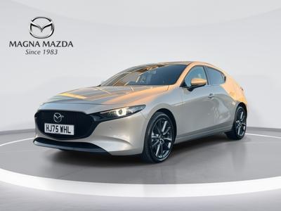 Used 2026 Mazda Mazda3 2.5 e-SKYACTIV-G MHEV Exclusive-Line Auto Euro 6 (s/s) 5dr at Magna Mazda