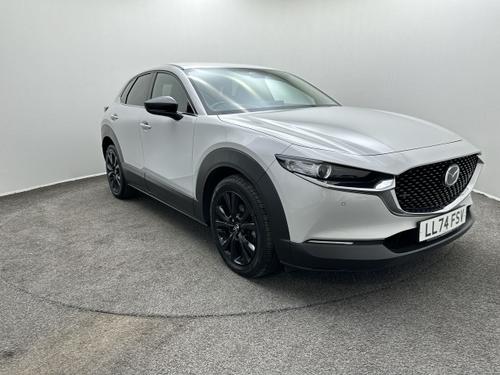 Used 2024 Mazda Cx-30 Homura Mhev Auto Silver Metallic at Aylesbury Motor Group