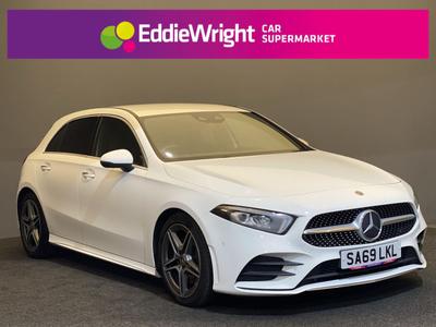 Used 2019 MERCEDES-BENZ A CLASS A220 2.0T 190 Bhp AMG LINE (PREMIUM) 7G-DCT (NQ) White at Eddie Wright Car Supermarket