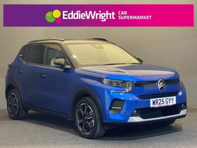 Used 2025 CITROEN e-C3 44kWh 113ps MAX (VQ) Blue at Eddie Wright Car Supermarket