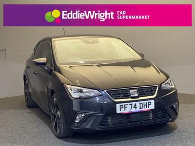 2024 SEAT IBIZA 1.0 TDSI FR SPORT DSG NQ 1 2 LEATHER NAV SENSORS ALLOYS... photo