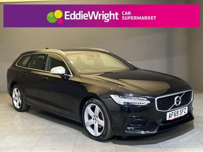 Used 2019 Volvo V90 V90 2.0 D4 190 Bhp R-DESIGN (NQ) Black at Eddie Wright Car Supermarket