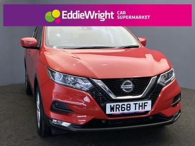 Used 2018 Nissan QASHQAI 1.3 DIG-T 140 Bhp ACENTA PREMIUM (NQ) Red at Eddie Wright Car Supermarket