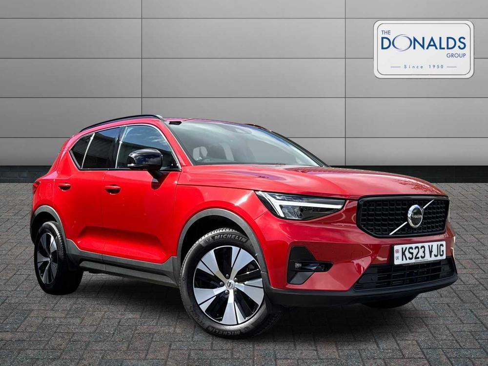 Used 2023 Volvo XC40 Recharge Plus, T4 plug-in hybrid, Electric/Petrol, Dark at Donalds Group